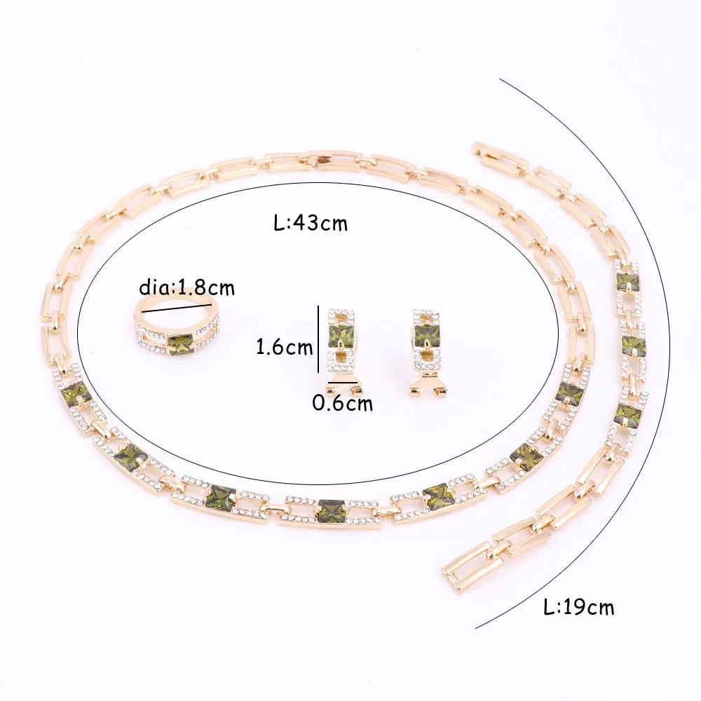 Ожерелье oeoeoeos для свадебвечерние ювелирные наборы женщин модные аксессуары с