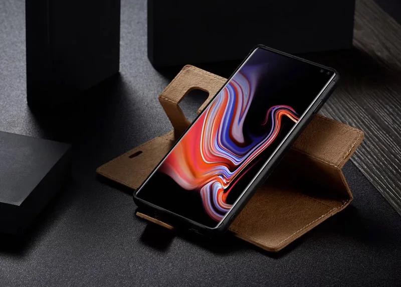 Чехол с откидной крышкой для samsung Примечание 10 S10e S10 S9 S8 плюс крафт-бумага класса люкс сумка для ноутбука искусственная(-ый) искусственной кожи чехол для Galaxy S7 Edge Note 8, 9