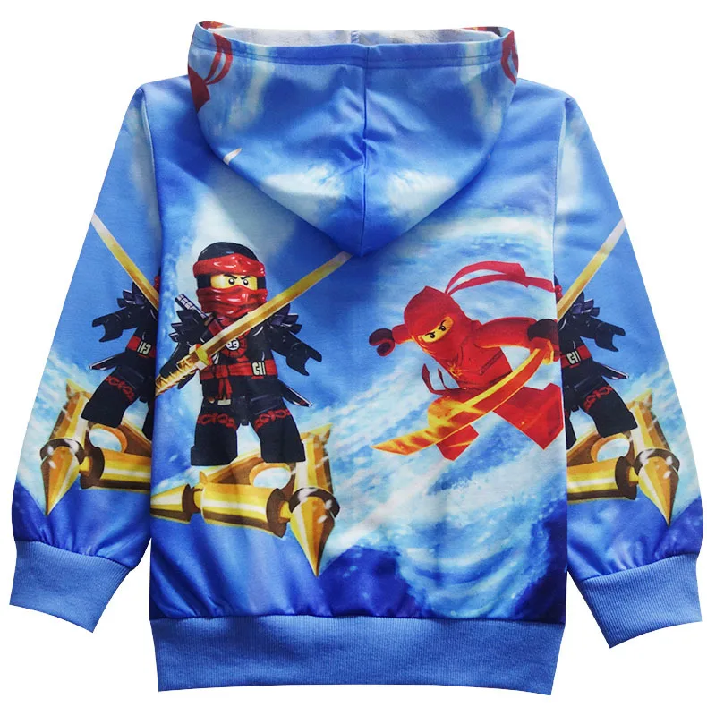 2019 осень с рисунком из мультфильма для маленьких мальчиков и девочек Ниндзяго