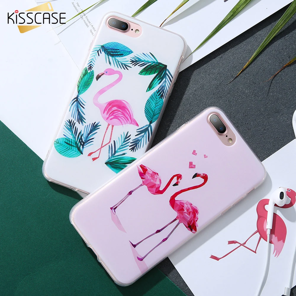 Чехол KISSCASE Girly с узором для Samsung galaxy a5 2017 Galaxy S7 Edge Note 9 8 S9 S8 Plus S6 фламинго чехлы Coque |
