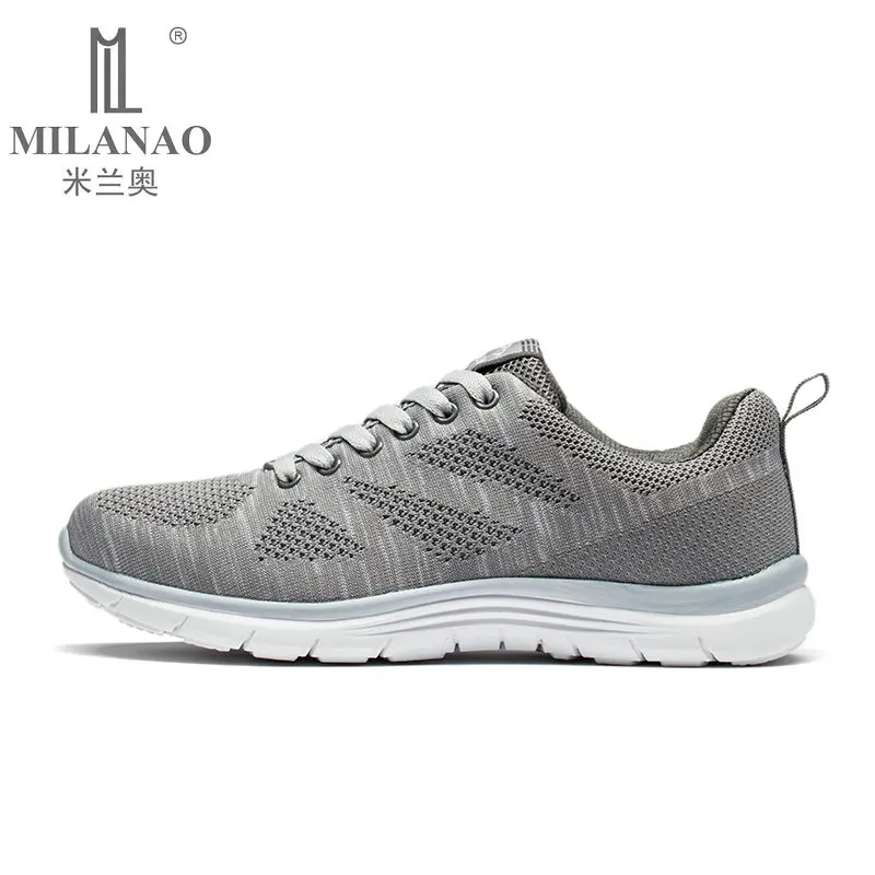 2019 MILANAO новые мужские летние повседневные Flyknit Racer прогулочные туфли для мужчин и