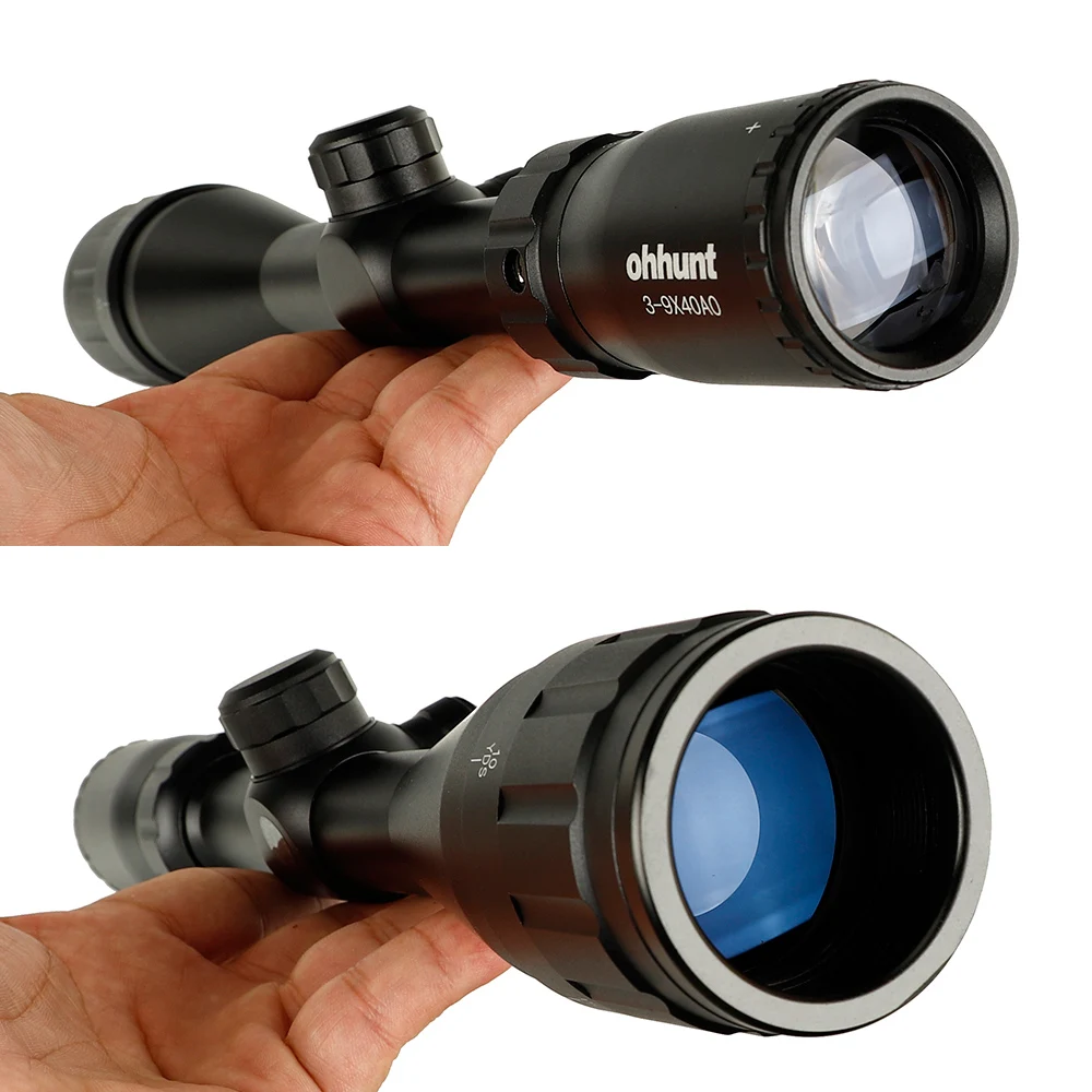 Ohhunt 3 9X40 АО 1 дюйм труба Hunitng прицел Mil Dot провода сетка тактический оптические
