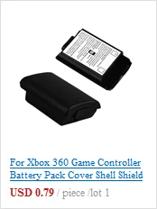Для Xbox 360 игровой контроллер батарейный блок крышка оболочка Щит чехол Комплект для Xbox 360 беспроводной контроллер батарейный отсек корпус