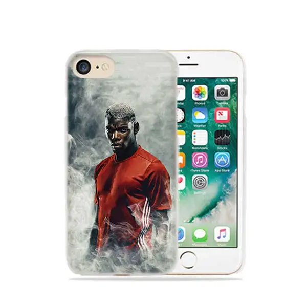 005 PlusFootball изображение Paul Pogba модный прозрачный чехол для iPhone Си р XS Max XR X 4S 5S SE 6 6s 7 8 Plus - Цвет: 005