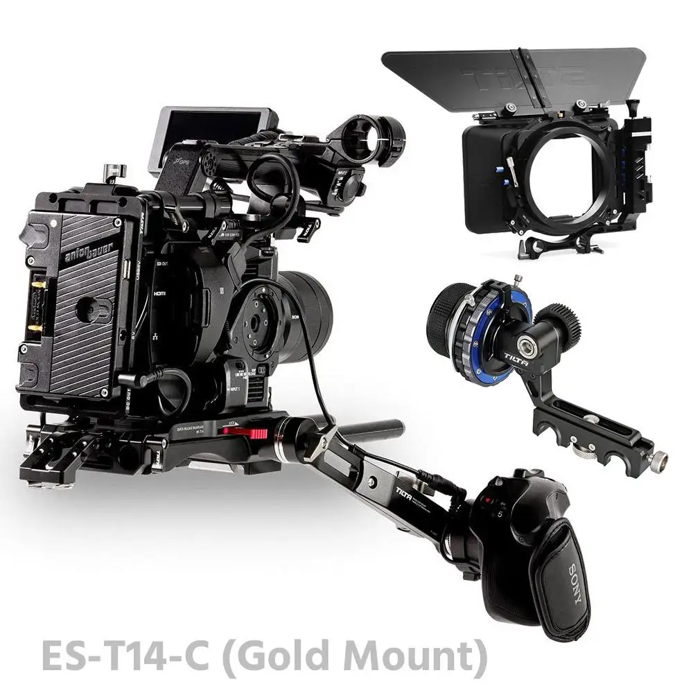 Tilta ES-T14-C FS5 Rig Kit Camera FF-T03 follow focus 4*4 matte box Baseplate Extension armV-lock For SONY camera | Электроника