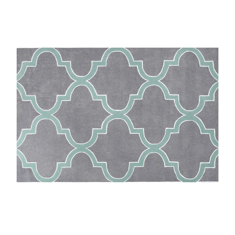 Современный ковер геометрической формы в скандинавском стиле для гостиной