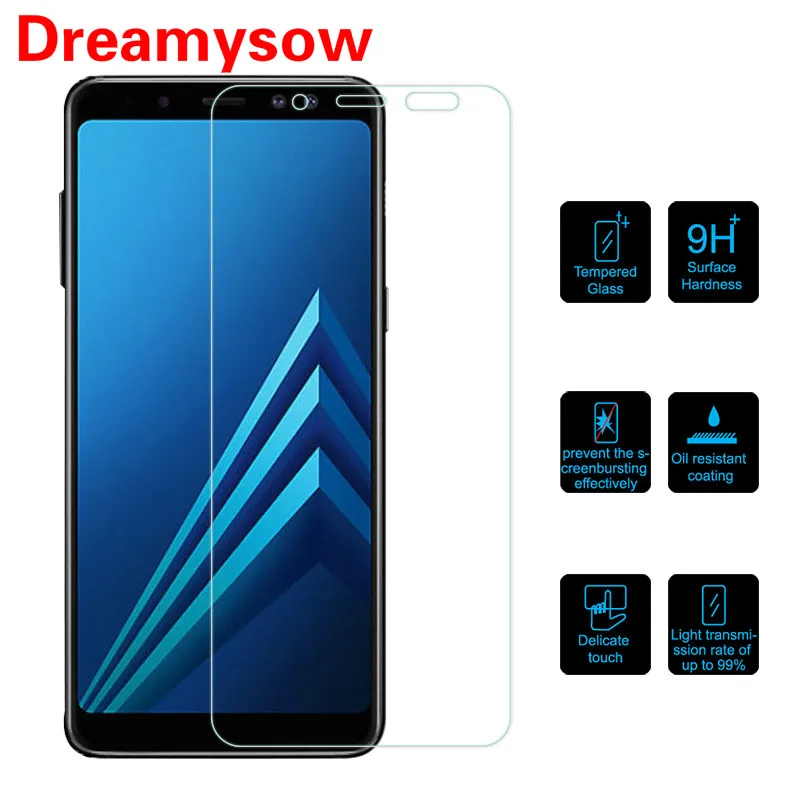 0 26 мм Защитное стекло для Samsung A6 A8 Plus 2018 закаленное GalaxyA5 2017J3J5J8 9H Защитная пленка