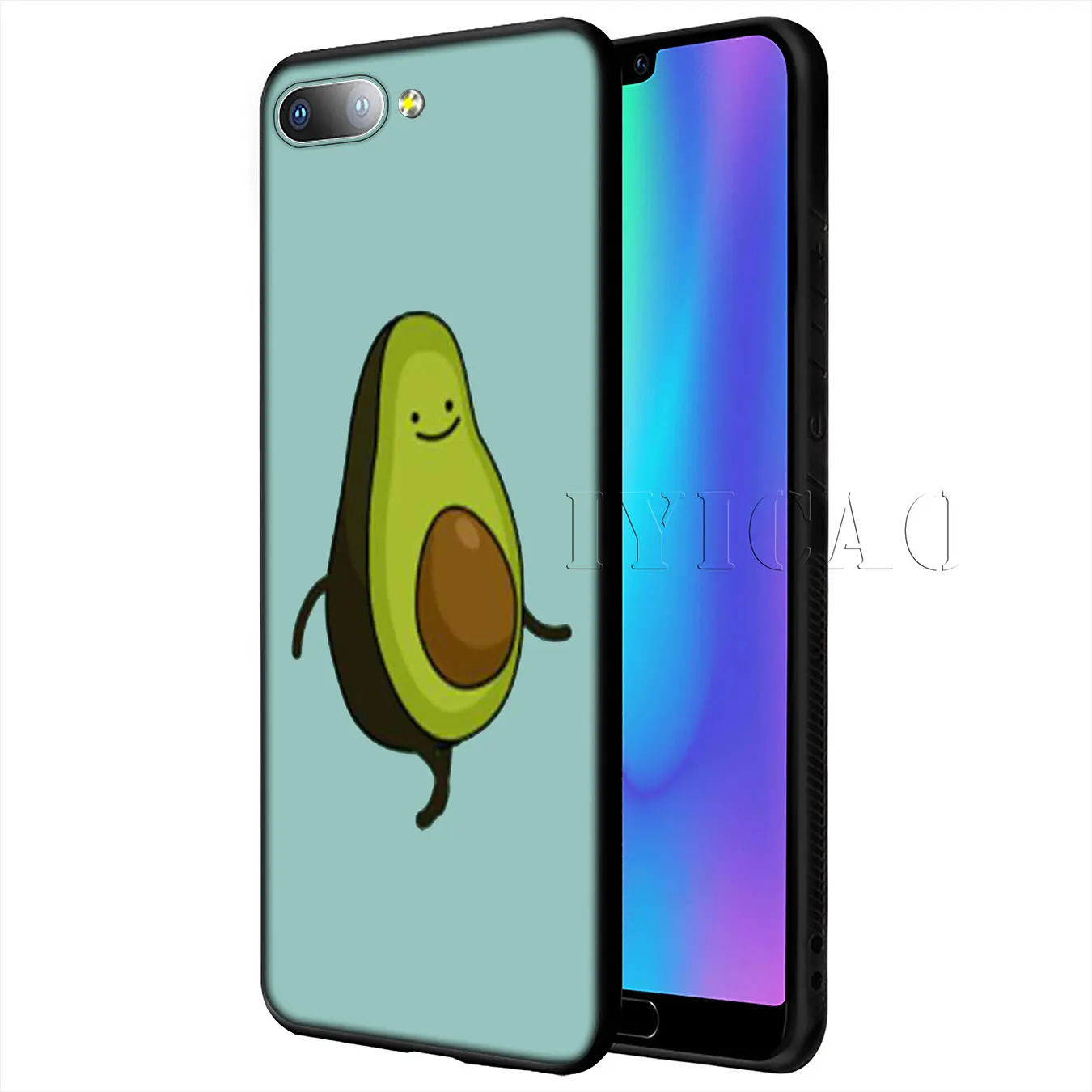 IYICAO Art Funny Tumblr авокадо Мягкий силиконовый чехол для Huawei Y9 Y7 Y6 Prime 2019 Honor 20 8C 8X 8 9 9X 10 Lite