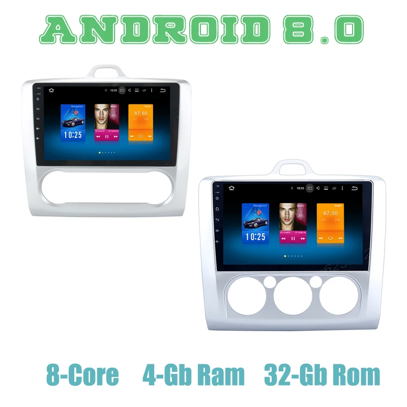 Автомагнитола для Ford focus II Android 9 0 GPS Восьмиядерный процессор px5 4 Гб ОЗУ Wi Fi 4G