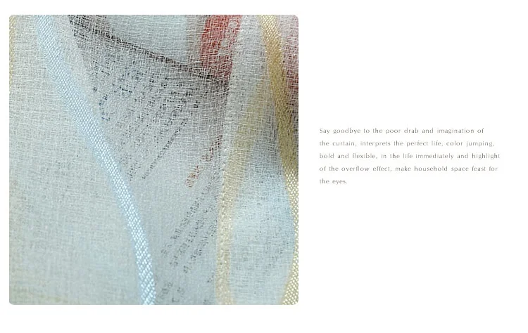 Высокое качество простой стиль марли занавес закончил Белый ярко номер оформлен