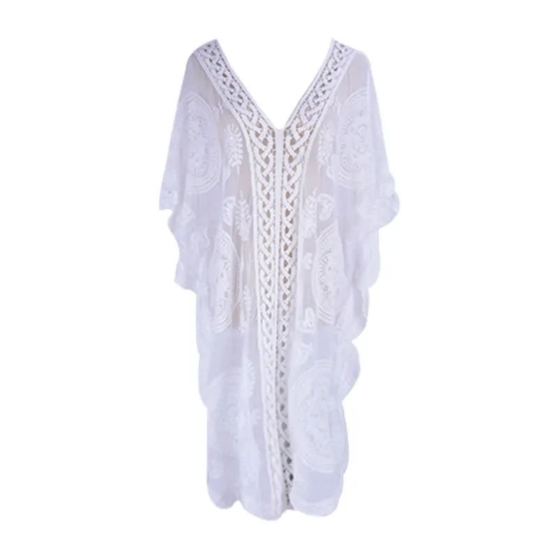 Пляжные пляжные выходы кафтан летнее платье Дамская накидка Выходная одежда