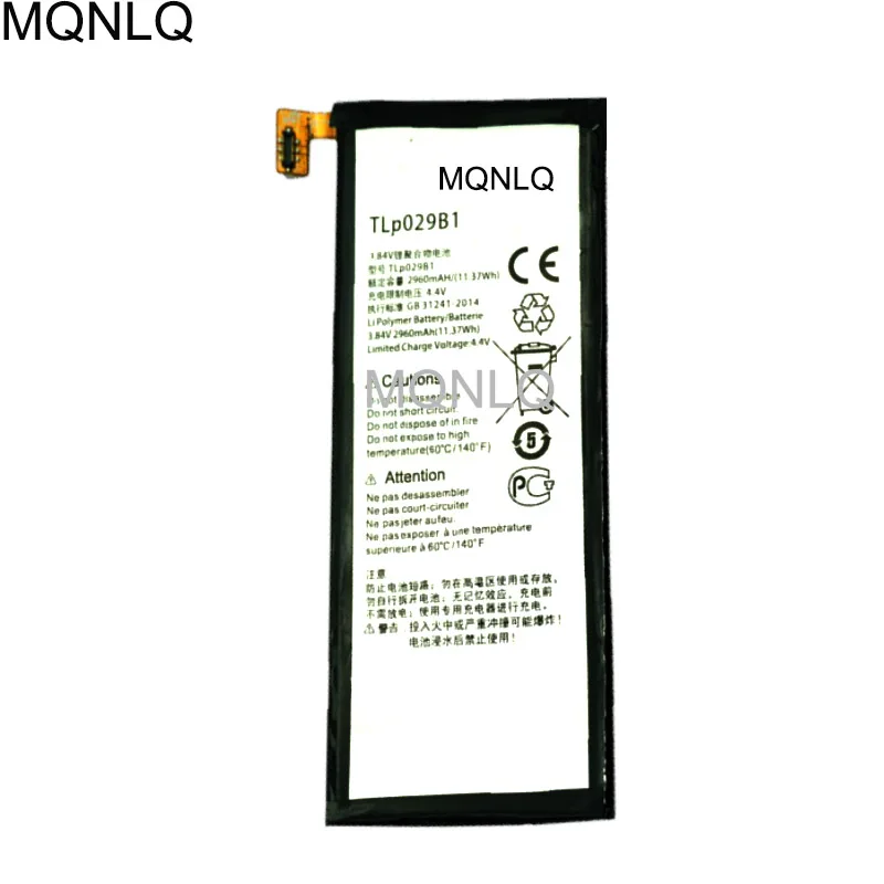 3,84 V 2960mAh TLp029B2 для Alcatel Pop 4S 5095 5095B 5095I 5095K 5095L 5095Y для батареи TCL 550