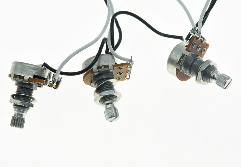 Предварительно проводной жгут проводов для гитары Alpha 250K Mini Pots 1 громкость 2 тона 5