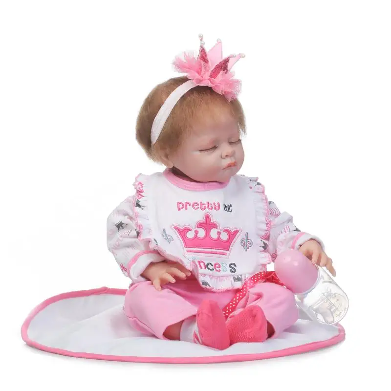 

22 "Милая принцесса, куклы Реборн, настоящие спящие Новорожденные, детские силиконовые куклы, подарок для детей, bebe girl reborn bonecas
