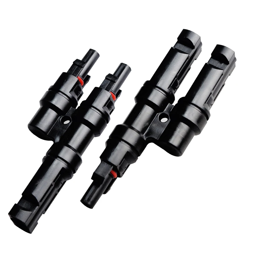 BOGUANG 1 Pair x 2 in pv Connector adaptor solar panel parallel connection DIY kits cell system . |