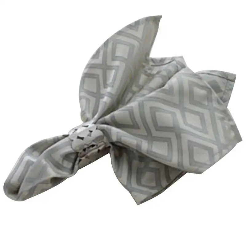 

Dinner Cloth Napkin Simple Pattern Washable Lunch Napkin Tableware Decor for Home DC120