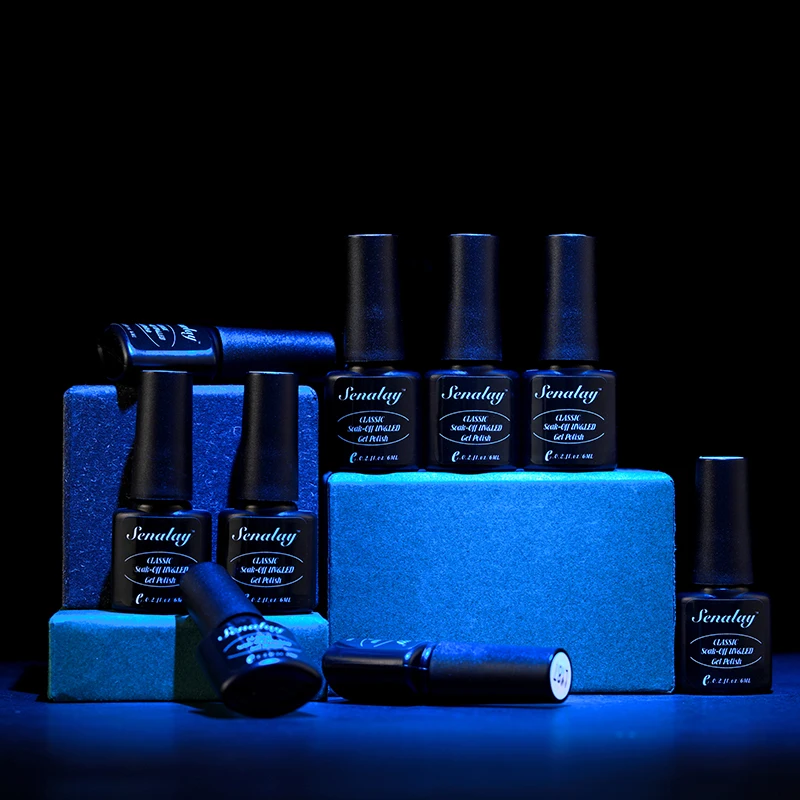 Senalay Гель-лак UV Vernis Полупостоянный Радужный цветной Блестящий лак Гибридный гвоздь искусство все для маникюра Гель-лак для ногтей