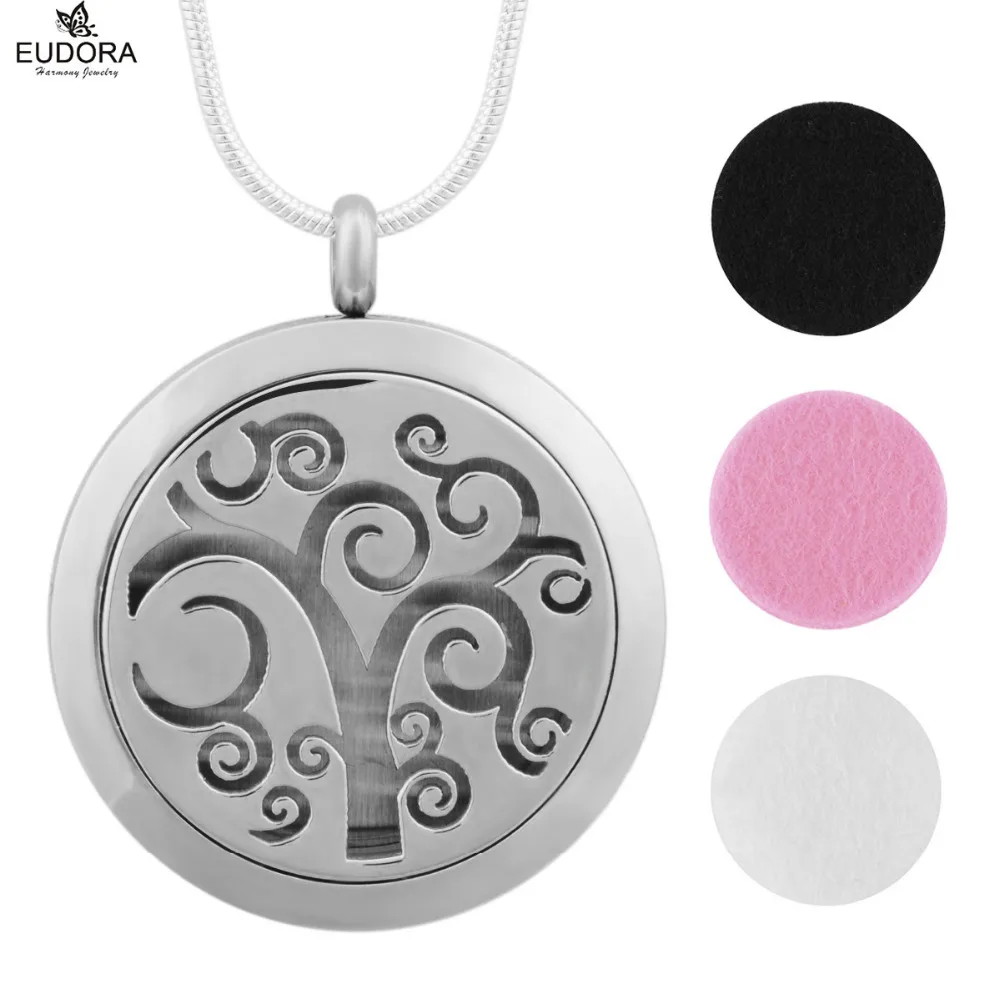 Кулон из нержавеющей стали для ароматерапии с 6 фетровыми подвесками|f pendant|aromatherapy