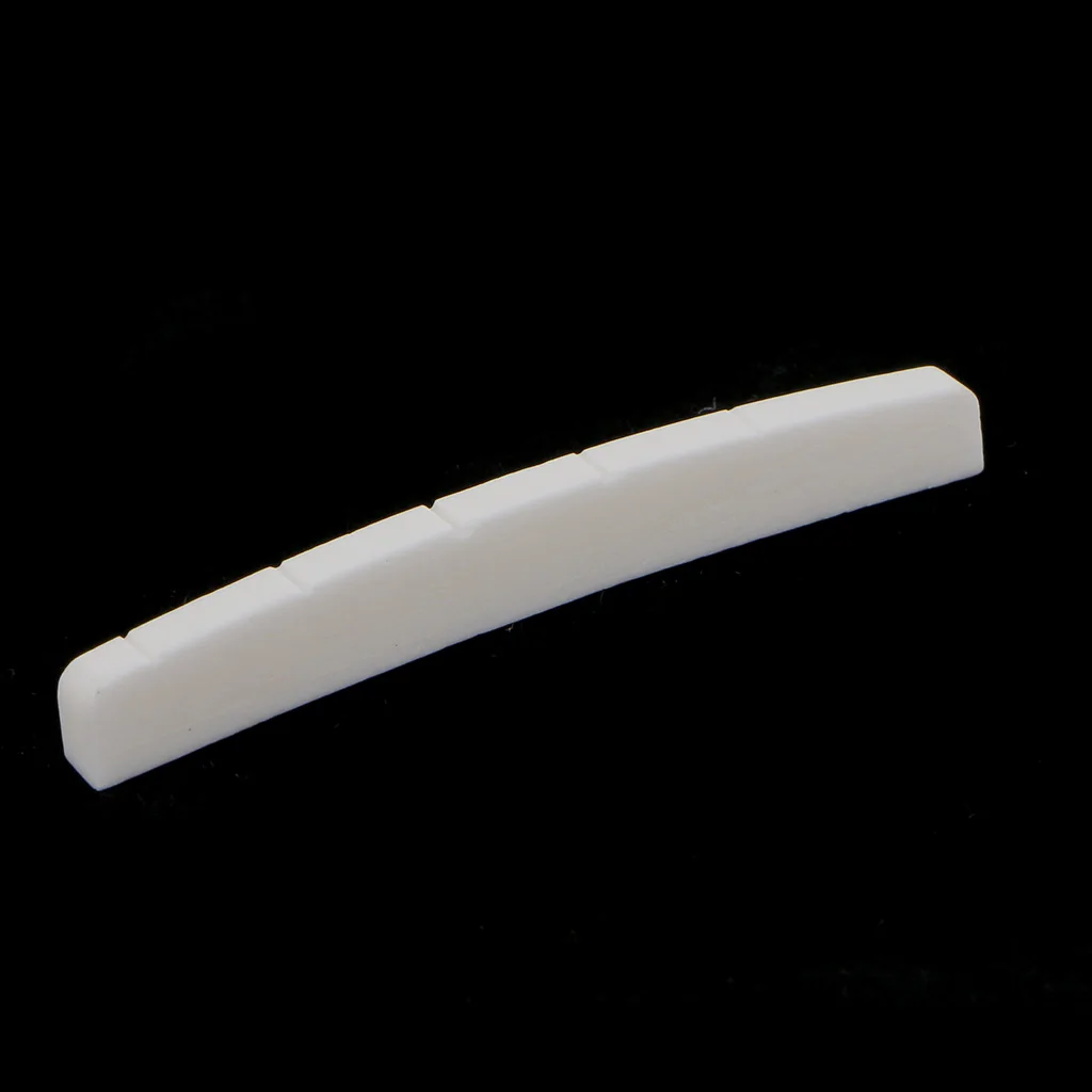 5Pcs Replacement Bone Bridge Saddle Nuts for Fender Stratocaster Telecaster Guitars Parts Pre-cut and Slotted | Спорт и развлечения