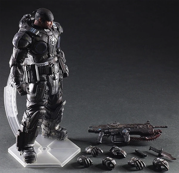 Игра Gears of War 3 Machine PA27cm ПВХ фигурку куклы и игрушки | Игрушки хобби