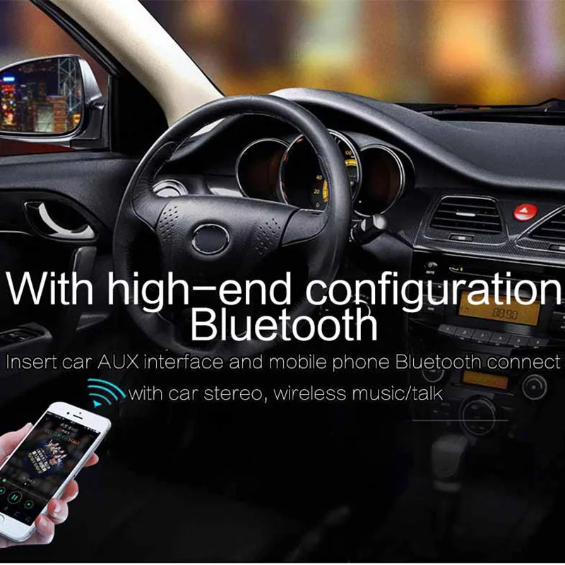 Bluetooth ресивер Vention беспроводной музыкальный адаптер с разъемом 3 5 мм и Aux bluetooth
