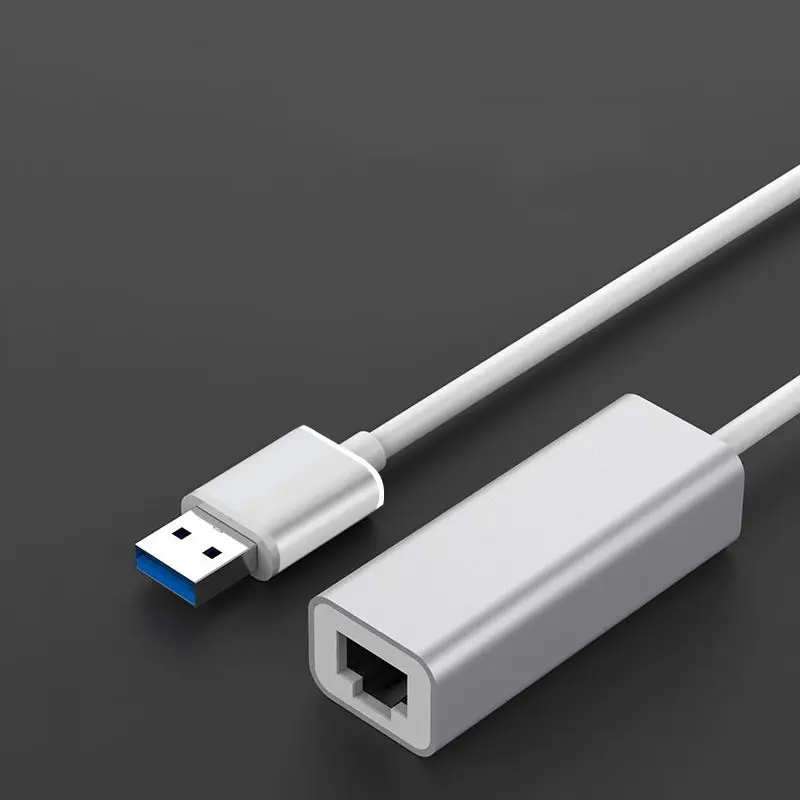 Сетевой адаптер USB 3 0 для Ethernet RJ45 Lan Gigabit 10/100/1000 Мбит/с поддерживает nintendo Switch белый |