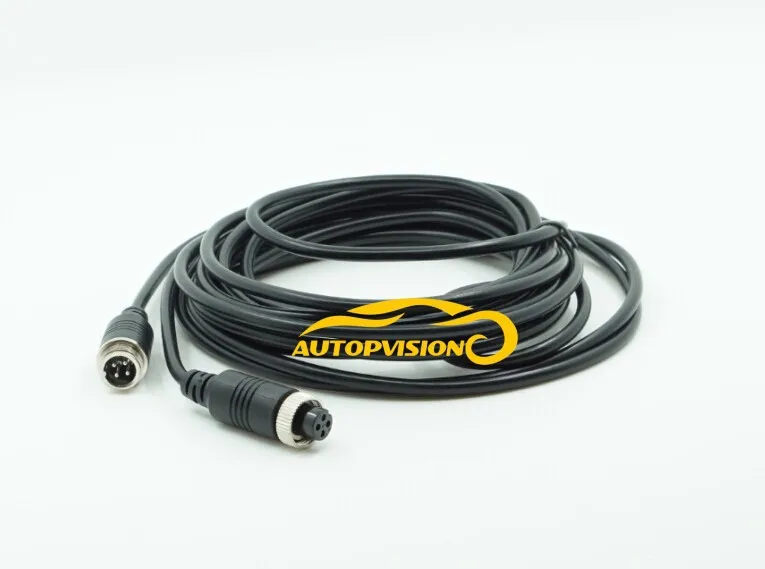 5M  4P Aviation Connector Video Audio Extend Cable for CCTV Camera DVR