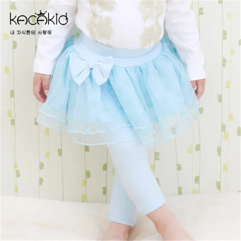 Горячие Девушки Леггинсы Брюки Дети Тюль Юбки Слоистых Обрезаны Кружева | Мать и