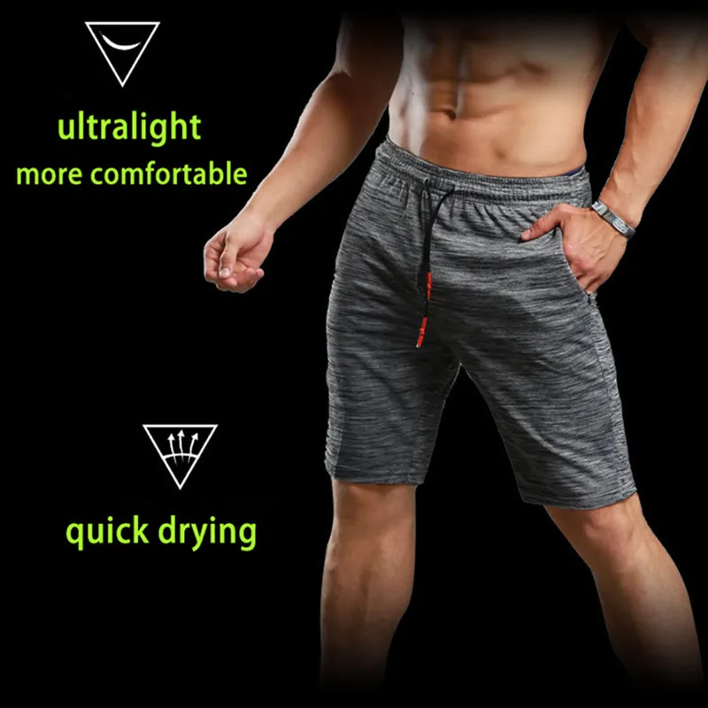 Новые мужские летние шорты с завязками на талии дышащие быстросохнущие