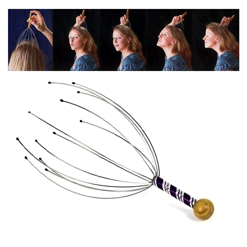 Массажер-коготь для тела массажер-Осьминог головы и шеи оборудование снятия