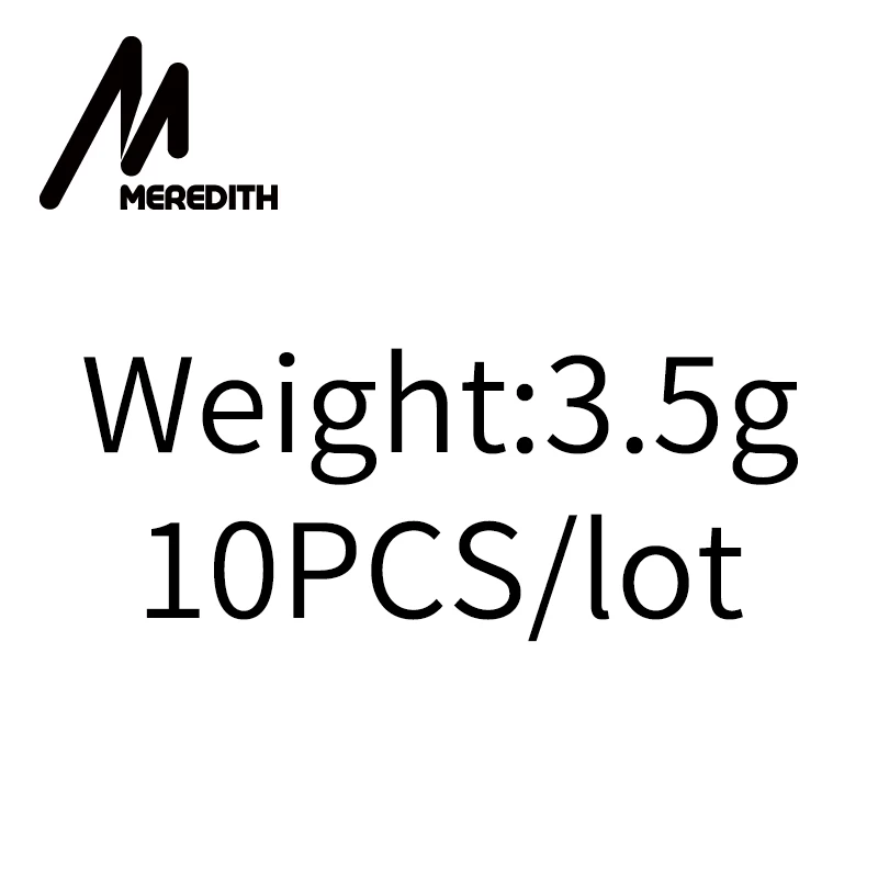 Мередит, 10 шт./лот, открытая свинцовая головка, 3,5 г, 5 г, 7 г, 10 г, 14 г, свинцовая головка, крючок, джиг, наживки рыболовные крючки, Аксессуары для рыбалки - Цвет: 3.5g-10pcs