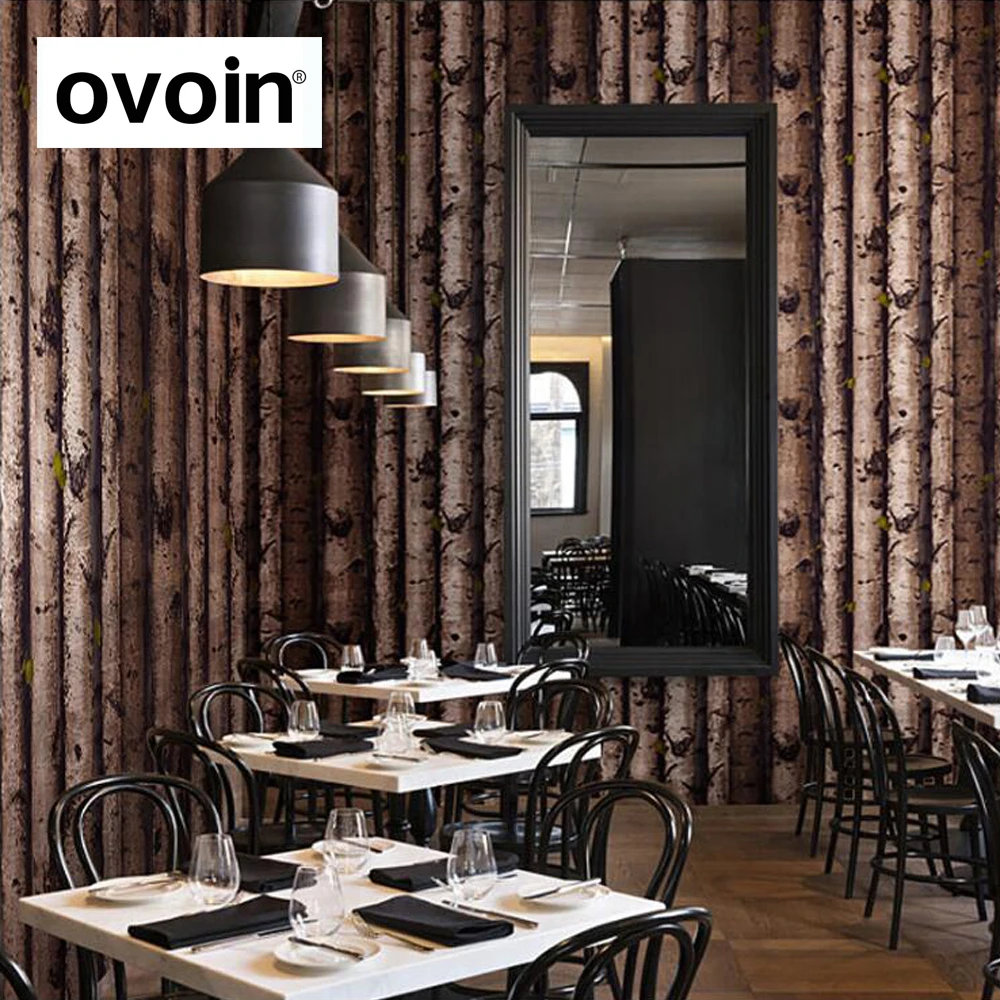 3D Березовое дерево леса нетканые обои для детской комнаты спальни | Обустройство