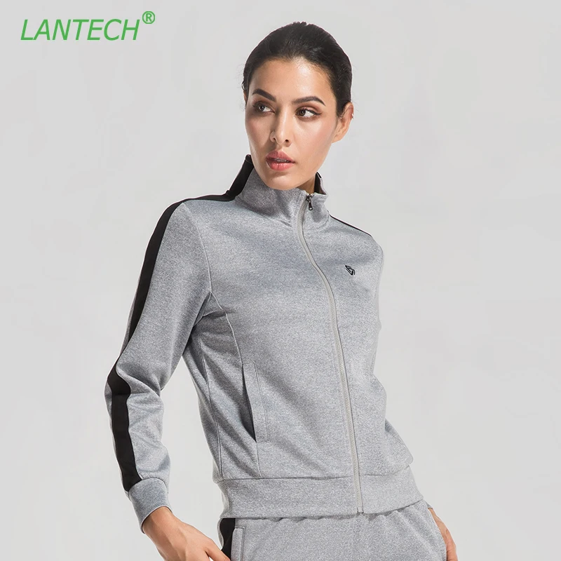 LANTECH Женская Беговая куртка для бега Спортивная одежда йоги Фитнес Бег