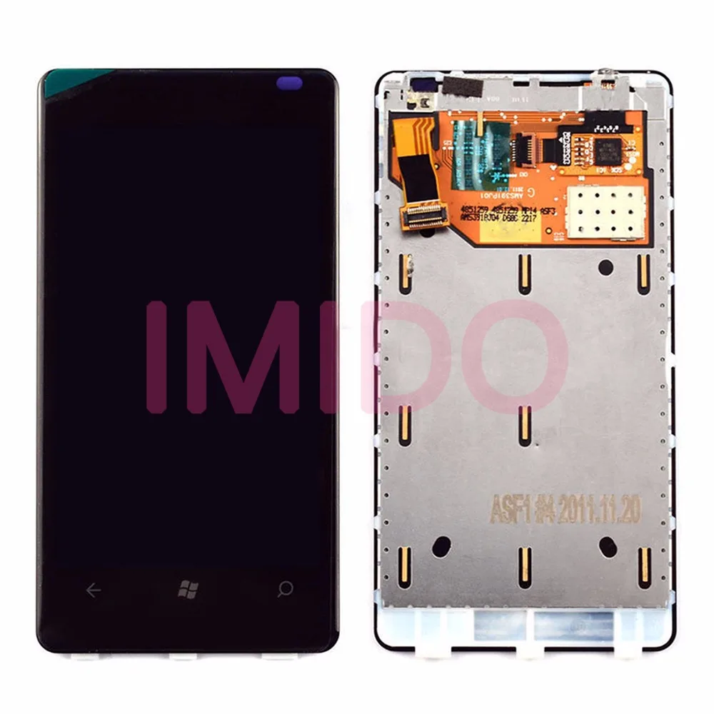 Для Nokia Lumia 800 RM 801 ЖК дисплей + кодирующий преобразователь сенсорного экрана | Экраны для мобильных телефонов -32826048065