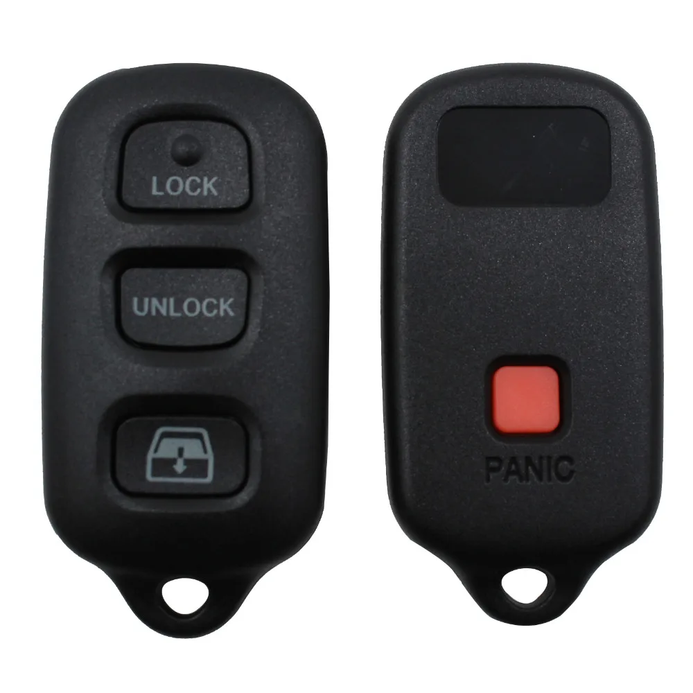 DANDKEY 10X дистанционный ключ брелок от машины 4 кнопки для Toyota Camry Solara Corolla Matrix Sienna 2002