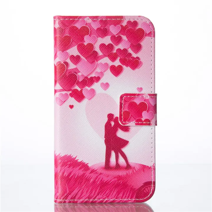Love Lovers Чехол в стиле ретро для huawei P20 Pro P8 P9 Lite Mini Honor 8 10 9 Lite Nova 2i 3e чехол с рисунком собаки кошки волка Бумажник Стенд чехол D26G - Цвет: Love Lovers
