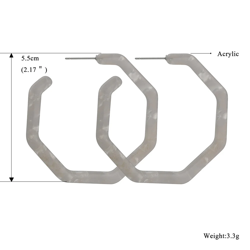 MESTILO 2019 богемные Модные Акриловые серьги ручной работы красочные геометрические