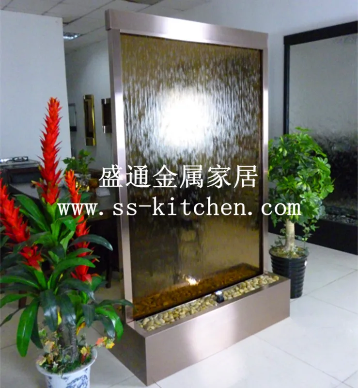 78 &quotвысокий фэн-шуй Бронзовый стеклянный водопад цветная рамка водные фонтаны