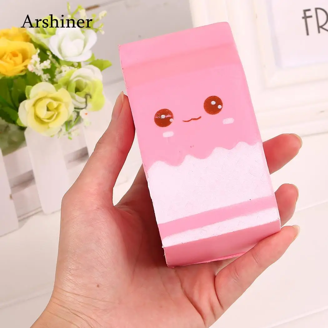 Etmakit Kawaii мягкие игрушечные Брелоки сумка для молока милая игрушка медленно