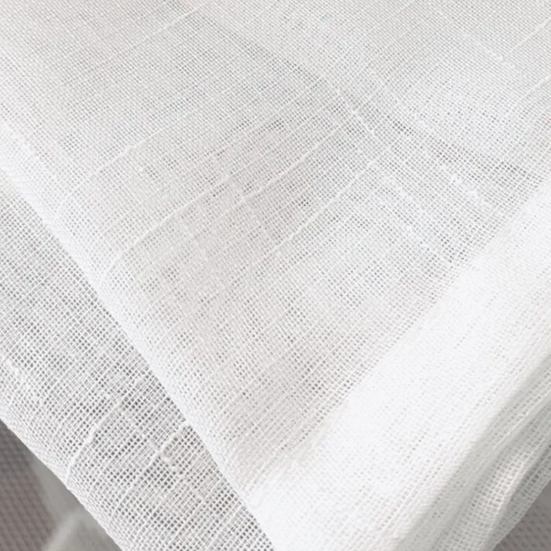 tulle Однотонные розовые шторы для гостиной, спальни, шенилловая кашемировая ткань серого цвета, стильные оконные шторы для девочек, занавески для детской комнаты - Цвет: tulle