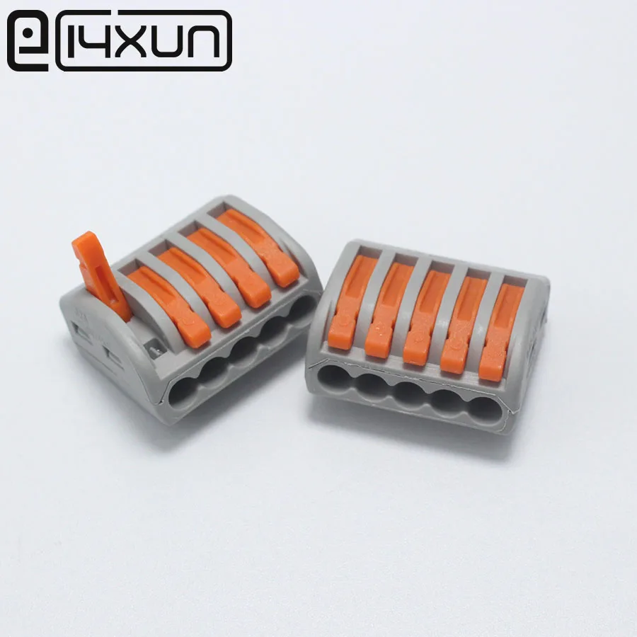 EClyxun 5 шт./лот Универсальный компактный разъем проводки провода PCT 215 5pin проводника