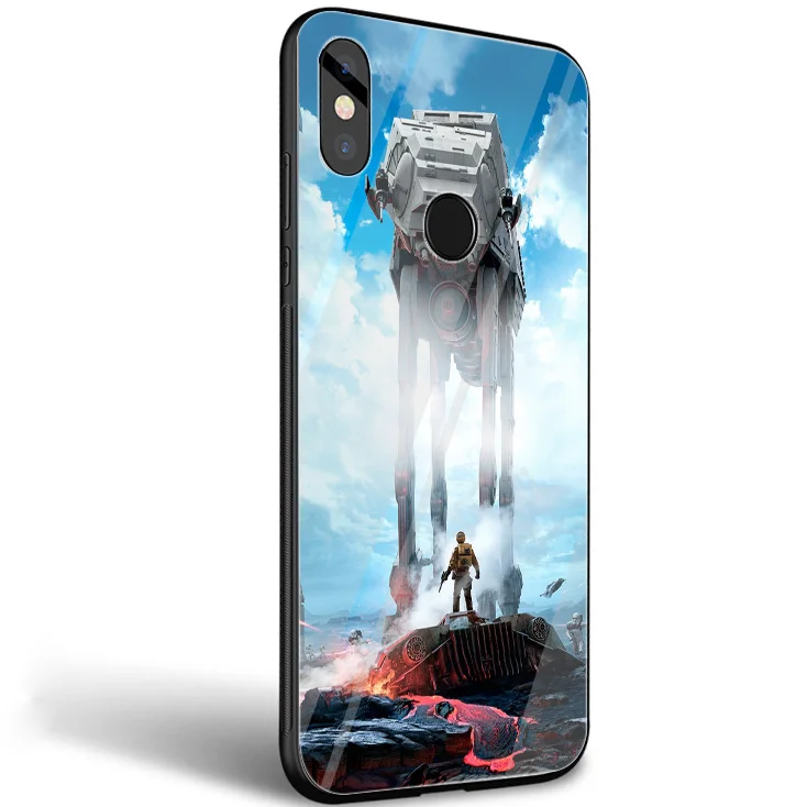 GerleeK стекло ТПУ Звездные войны Чубакка чехол для Xiaomi 8 Lite A1 9 pocophone F1 Redmi Note 5 6 7 Pro 6A 4X |