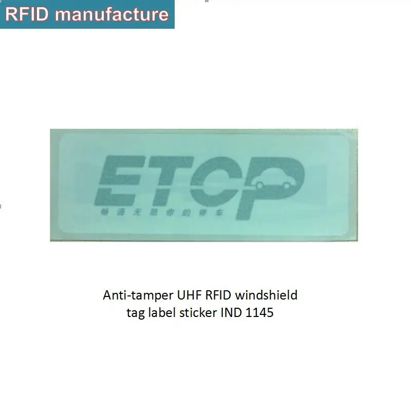 Пассивная uhf epc gen2 дальность rfid стеклянная бирка контроль доступа транспортного