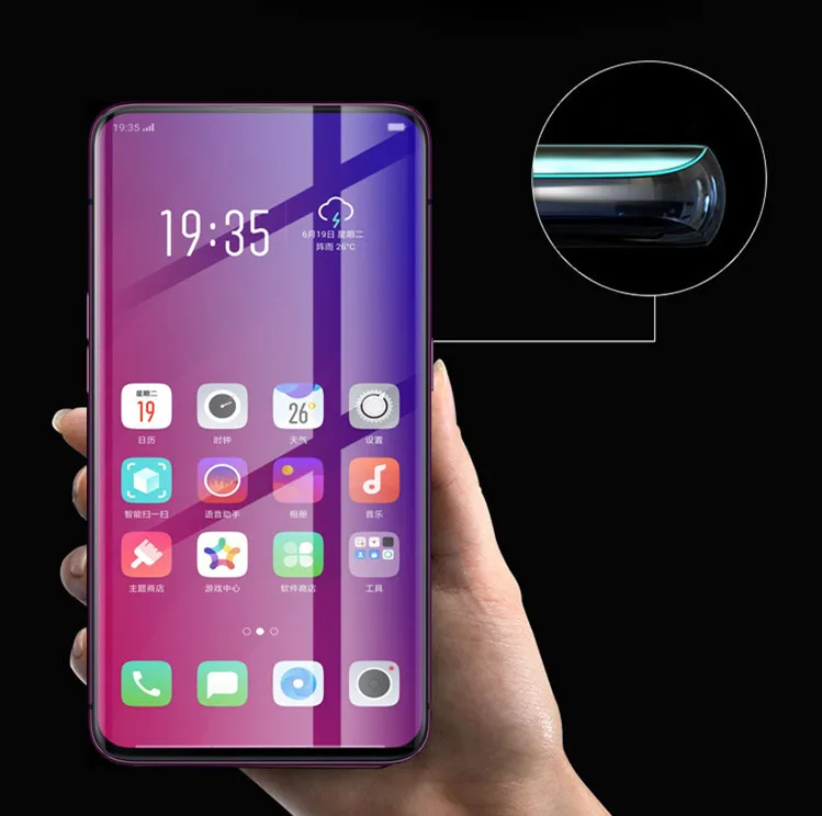 3D протектор экрана OPPO RX17 Neo закаленное стекло R17 PRO PLUS K1 R15 X R11 R9 полное покрытие