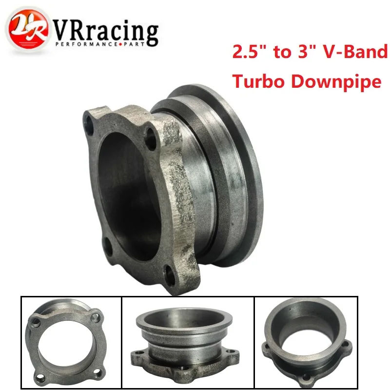 VR RACING 2 5 &quotдо 3&quot V Band Turbo Downpipe Выпускной фланец адаптер 4 болта комплект