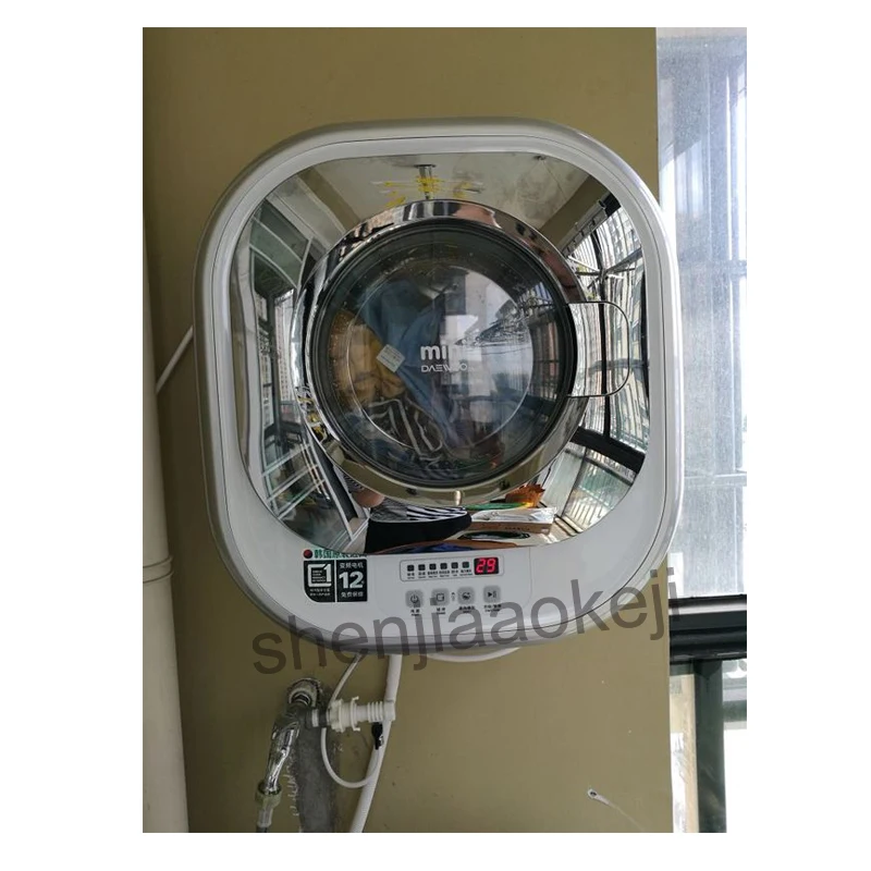 Небольшая настенная Автоматическая барабанная стиральная машина мини подвесная