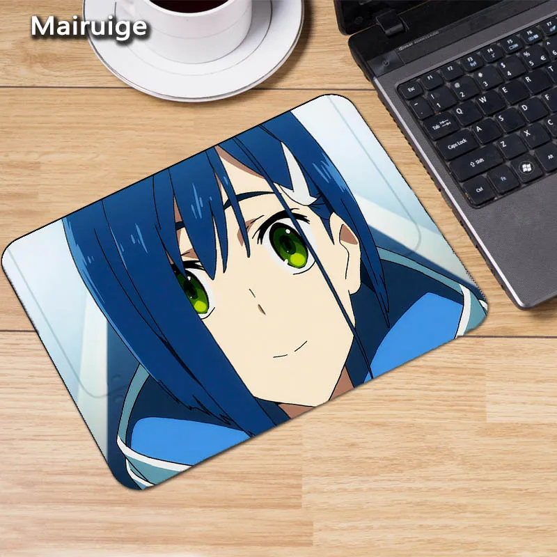 Mairuige встроенный в FRANXX 02 DIY Мини ПК 22x1 8/20x25 коврик для мыши японский аниме девушки