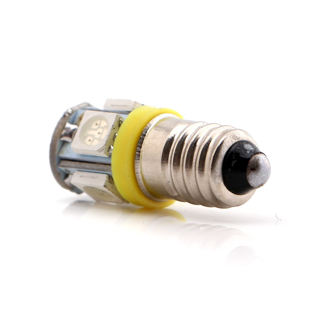 YM E-Bright 10 шт. 6 в 3 В постоянного тока E10 5050 5 SMD светодиодный светильник лампа для