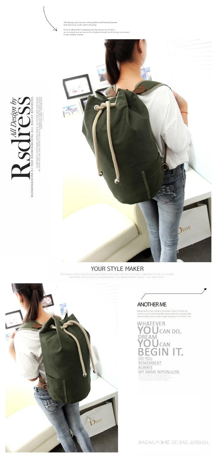 Sport Bag Training Gym Men Woman Fitness Bag Vintage Canvas Drawstring Backpack Rucksack Travel Daypack Gym Bag Sac De Sport