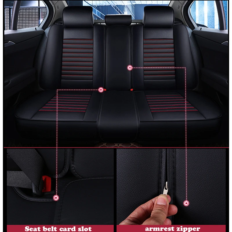 WLMWL Universal Leather Car seat cover for Kia all models rio k2 k3 k4 k5 ceed sportage optima cerato car styling accessorie | Автомобили